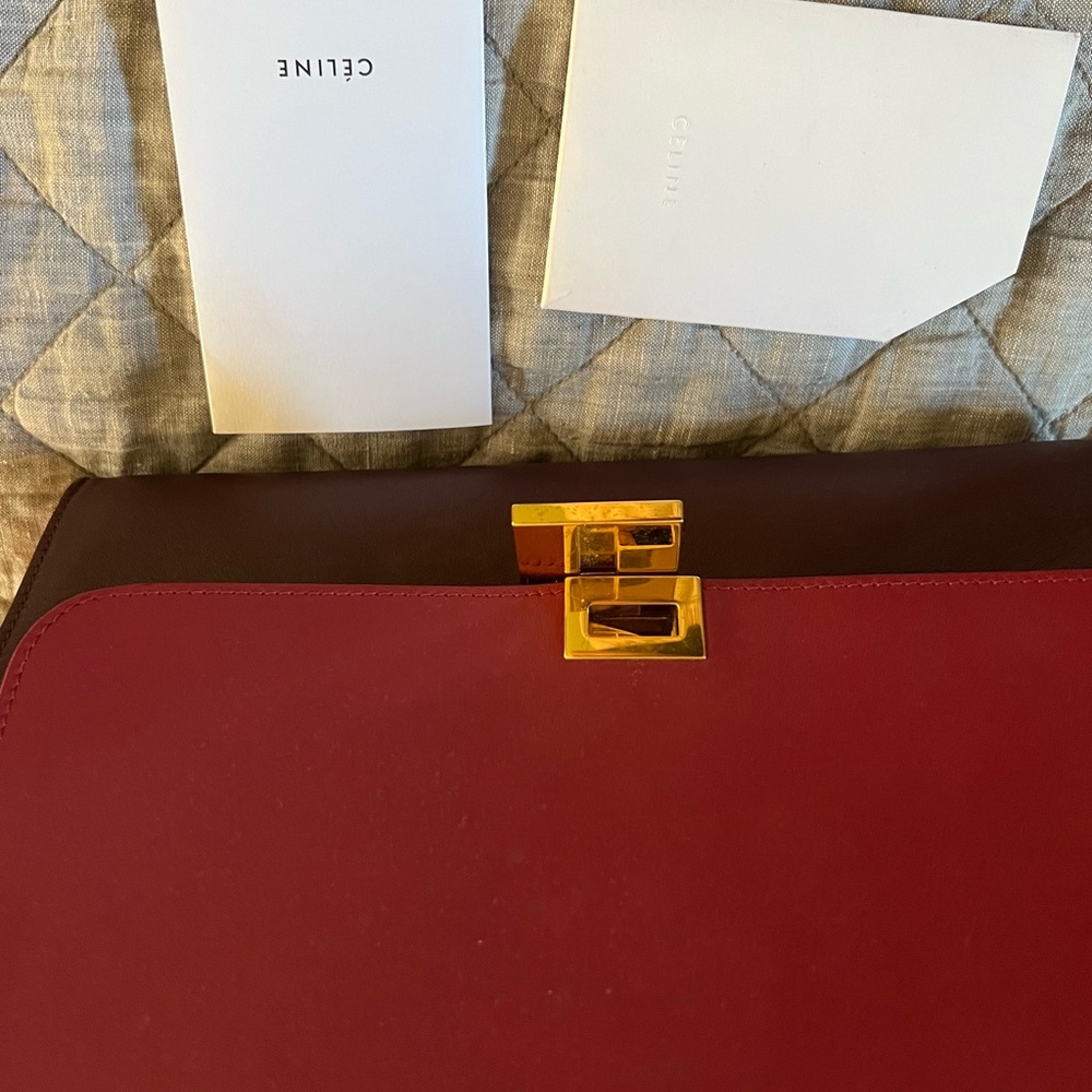 Celine Tri Colour Trapeze Medium Tote - Picture 10 of 10